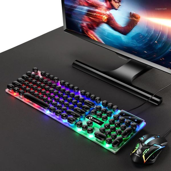 

keyboard mouse combos 2.4g pc led gaming and set wired gamer illuminated for lap