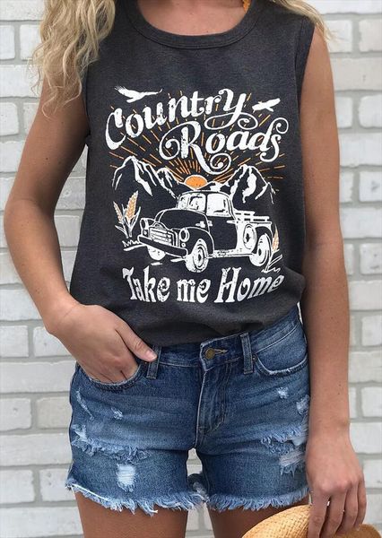 

women harajuku festival mujer summer femme country roads friends tank gray girl gym clothing punk bustier plus size, White