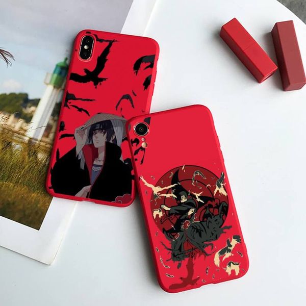 

animated naruto uchiha itachi case red caramel for def 6 7 8 11 12 s mini pro x