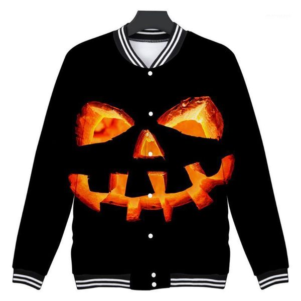 

men's jackets men's halloween festival print long sleeve sweater jacket clothing us size up to 3xl hip hop slim fit pilot coat str, Black;brown