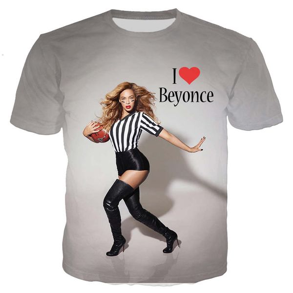 

new cool queen beyonce 3d print shirts oversized funny comics men clothing