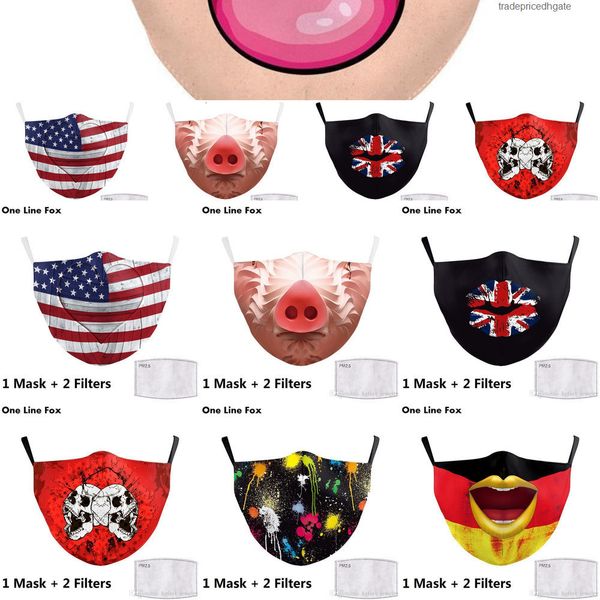 

forza mask keep spain italy flag fighting m print face masks fabric protective pm2.5 os7v 2sk1