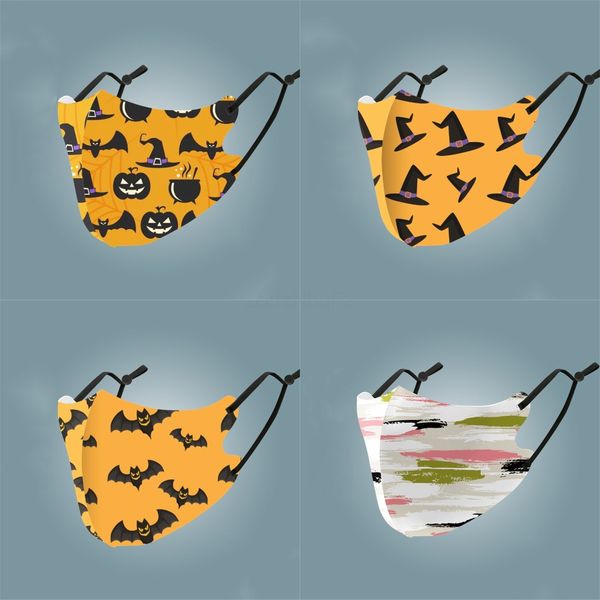 

outdoor sports face masks spmouth printing cton dust mask detachable mask#774, Black