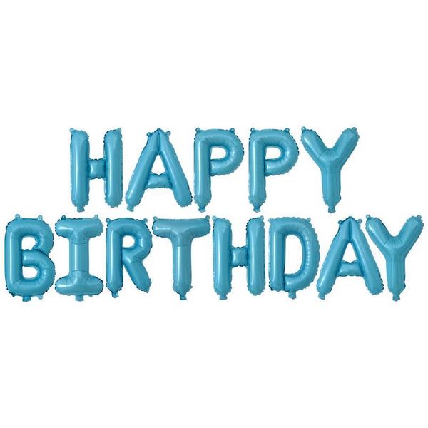 

1 set happy birthday letters balloons wedding birthday party banners helium globos rose gold foil balloons alphabets sqcryq