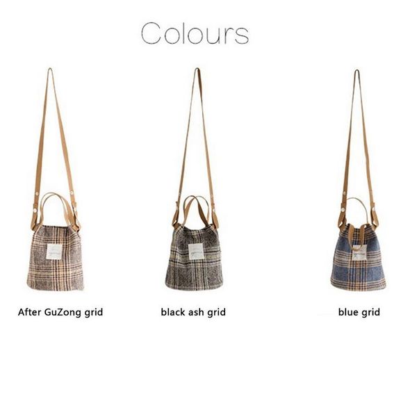 

youda invierno nuevo vintage entramado perezoso estilo lana mensajero bolsa seÃ±oras versÃ¡til bolsos de hombro