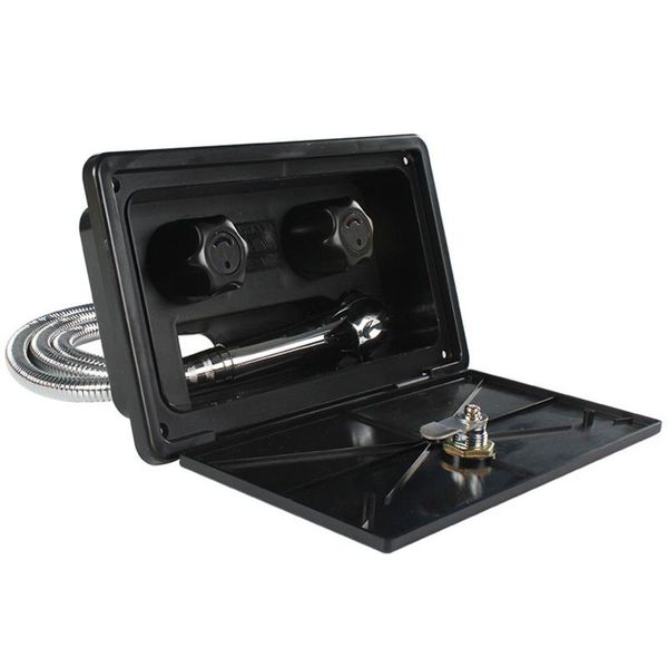 

parts white/black rv exterior shower box kit with lock boat marine camper motorhome caravan accessories