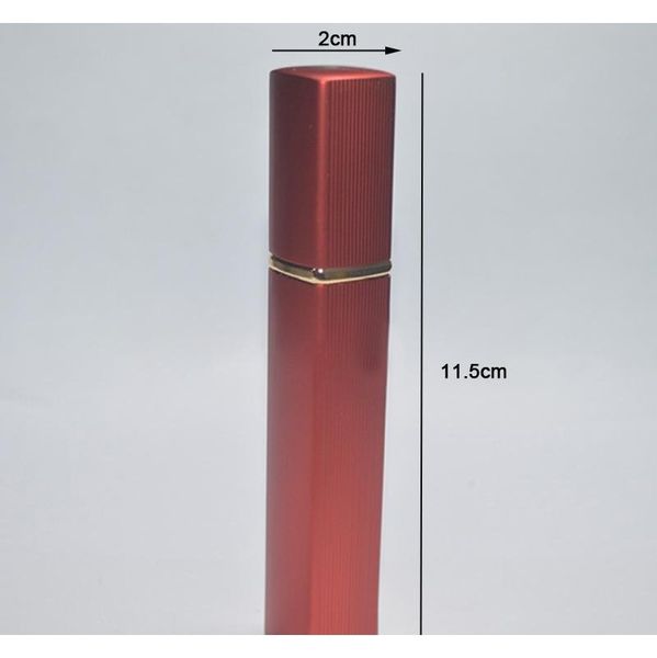 

12ml spray perfume bottle travel refillable empty cosmetic container square perfume bottle atomizer aluminum refilla wmtxfv pthome