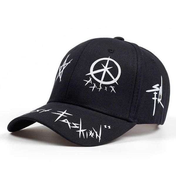 

hat visor граффити привязать вернуться высокие регулируемые шапки качества весна шляпы вс лето hop hip для new cap женщины бейсбол 2019 bbyk, Black