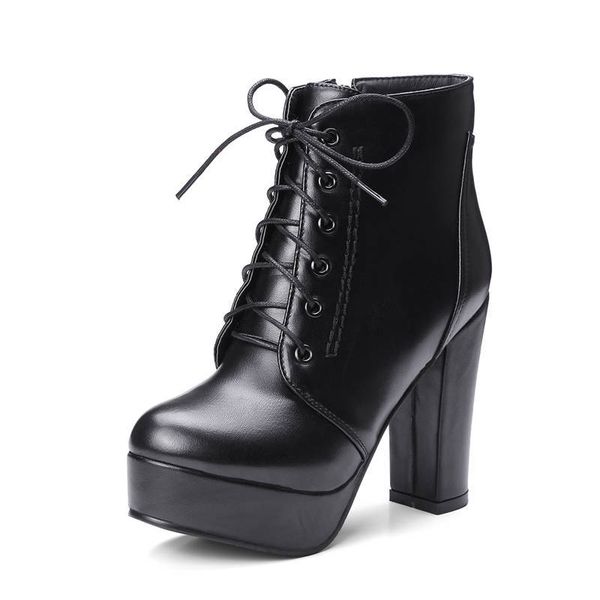 

new wholesale 2021 dwelling large 34-48 for women fashions high-heeled on female autumn boots uae2, Black