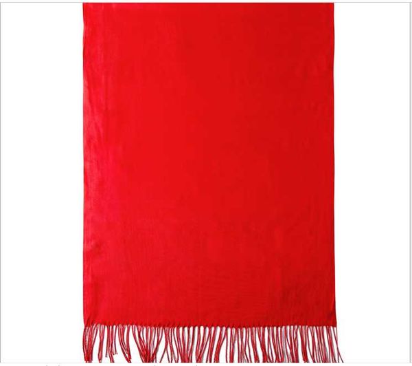 

pure color xix imitation cashmere warm scarf with thick tassel neck cape, Blue;gray