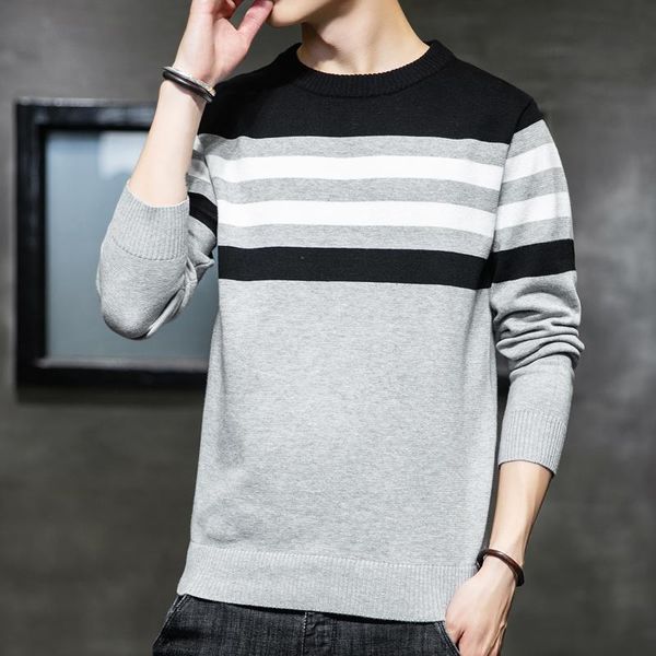 

men's sweaters sweater pure cotton with warm thread inside, White;black