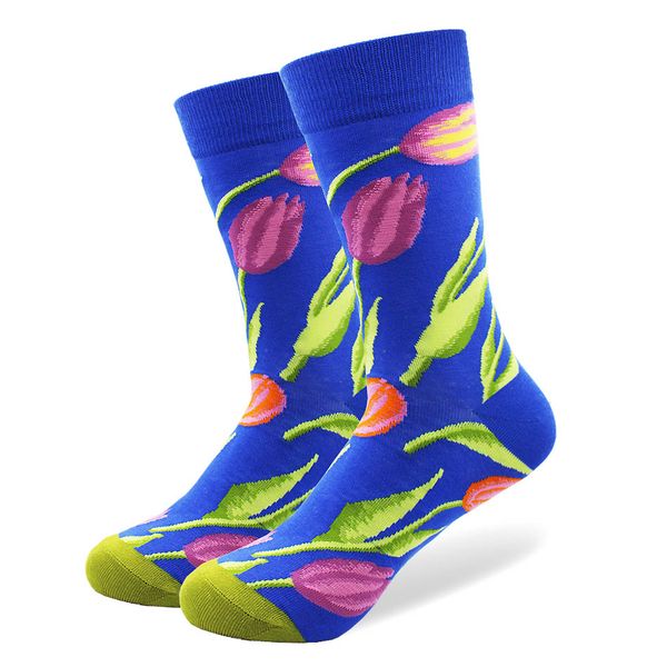 

5pair/lot happy funny mens socks combed cotton long colored dress socks novelty tube skateboard wedding socks cool, Black;white