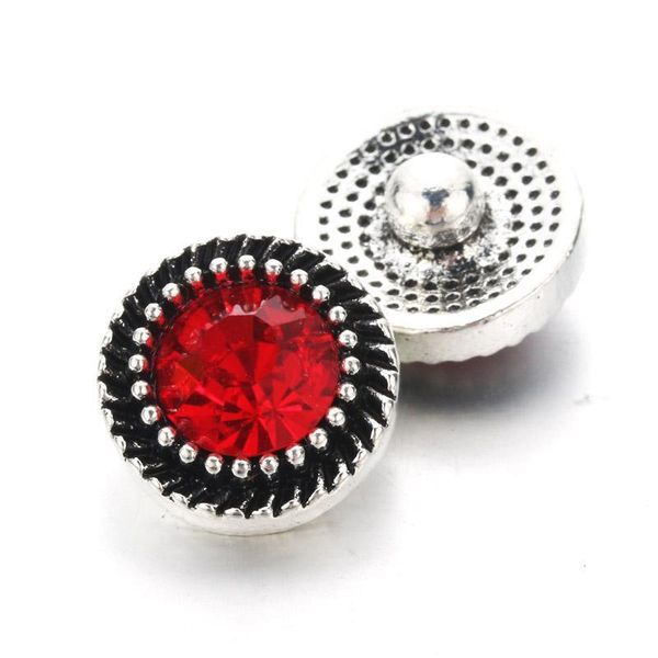 

10pcs lot new shining snap jewelry 12mm snap buttons with rhinestone charm button fit snap bracelets bangles for women h bbyxyj