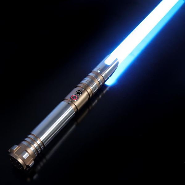

lgt saberstudio metal hilt heavy dueling blade infinite color changing lightsaber with 9 sets sound fonts with smooth swing q0113