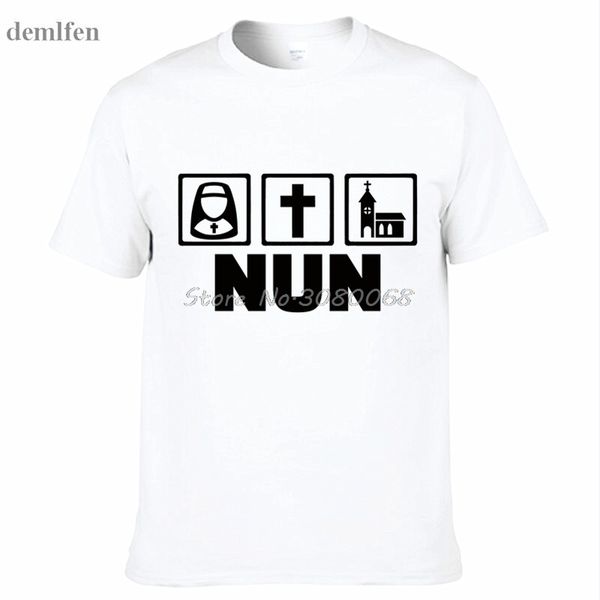 

nun design t-shirt men funny short sleeve o-neck tshirts fashion summer style fitness brand t shirts sport hooded sweatshirt hoodie