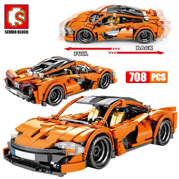

sembo 708pcs creator city pull back vehicle building blocks technic racing car model bricks toys for children gifts yxlwiz xhlove