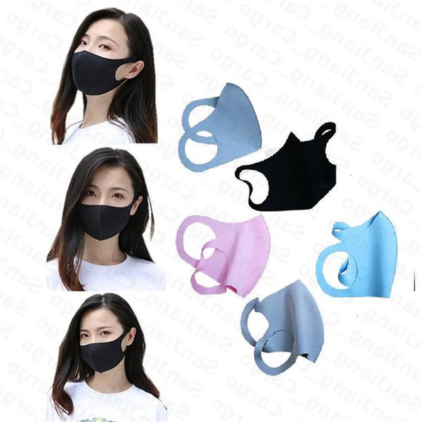 

factory632ssilk ice mask summer fashion thin face breathable dustproof sunscreen washable solid color easy to brea