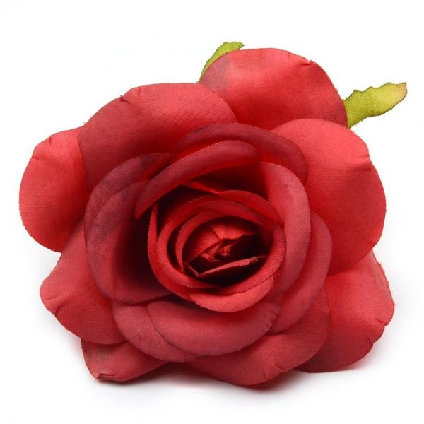 

10pcs 6 cm artificial silk rose flower head for home garden wedding birthday party decoration diy scrapbooking fake flower bbyalb
