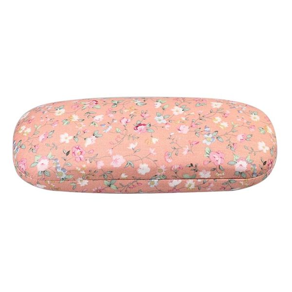 

sunglasses frames dustproof storage box fashion protable rectangle cotton linen accessories eyeglass case protective floral printed soft lin, Silver