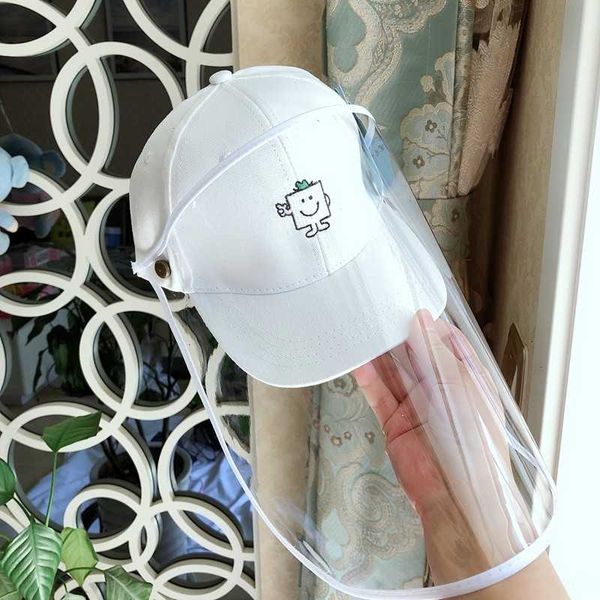 

foam children's kv52n protective protective hat anti-saliva mask removable children's sunshade protection baseball cap protectio
