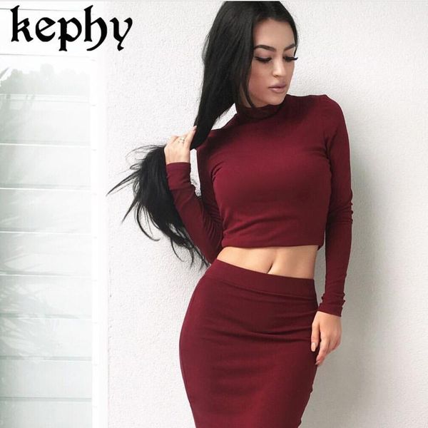 

2020 spring summer women long sleeve shirt high collar dress two-piece set women sets clothes two piece outfits1, White