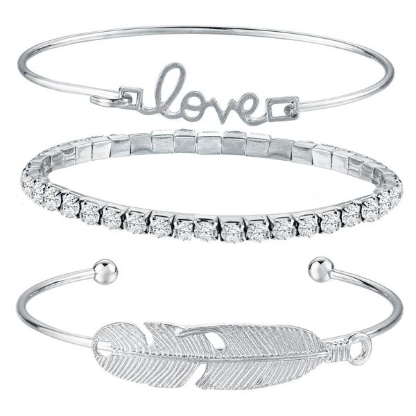 

charm bracelets open female bracelet, Golden;silver