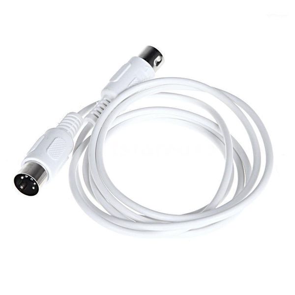 

5 pin midi din plug extension cable male to male 3m/9.8ft white1