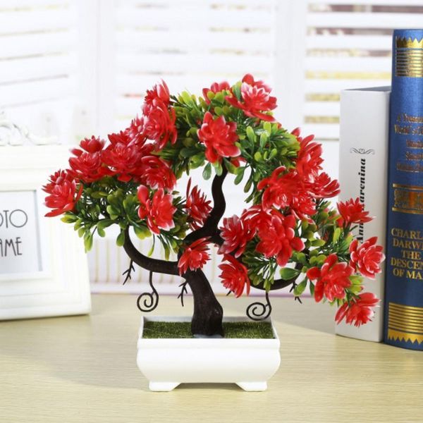 

decorative flowers & wreaths artificial plants emulate bonsai wedding fake pot plants1
