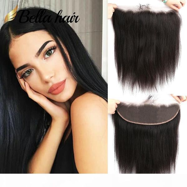 

hd lace frontal 13x4 bleached knots straight peruvian brazilian indian malaysian human hair frontals natural color bella hair ing, Black;brown