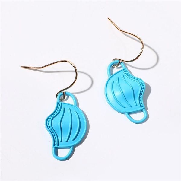 

dangle & chandelier 2021 mask fashion funny cute drop earrings korean style cool designer wholesale, Silver