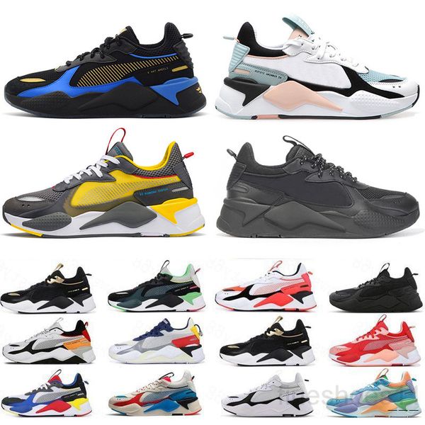 

2021 rs x transformers toys rs -x women mens shoes white blue atoll bright peach fashion casual flat sport trainers sneakers hu9n, Black