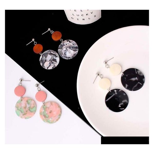 

new wool woolen buttons and earrings female simple and wild models clothes accessories fashion models whole sqckfh beauty888, Silver
