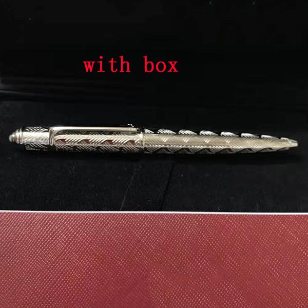 

giftpen luxury pens limited edition metal rollerball pen with gems and red box as gift ball point, Blue;orange