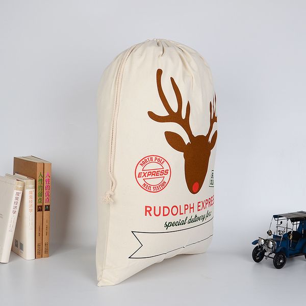

christmas decoration toys 27.5 inch christmas gift bags cotton canvas bags 2020 sell gift of the friend