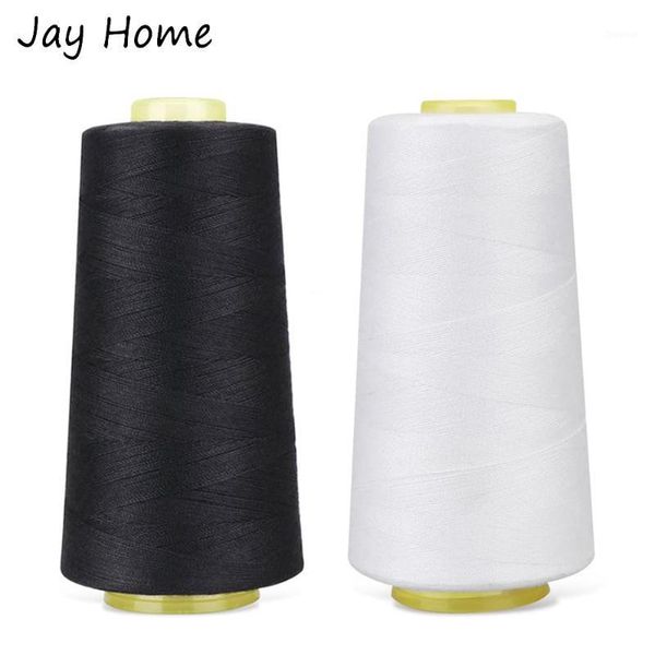 

3000 yards strong polyester sewing thread yarn thread spools 40/2 connecting threads for sewing machine embroidery tools1, Black