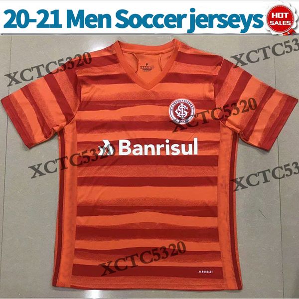 

2020 2021 sport club internacional soccer jersey third men soccer shirt short sleeeve internacional customized football uniforms, Black;yellow