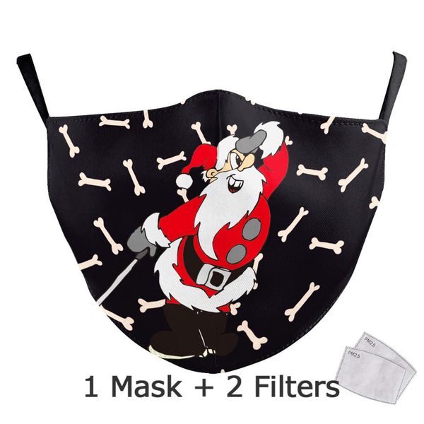 

nadanbao 2020 new christmas masks kids santa claus print mask resuable washable face cover happy new year masks snowman wmtfsx xhhair