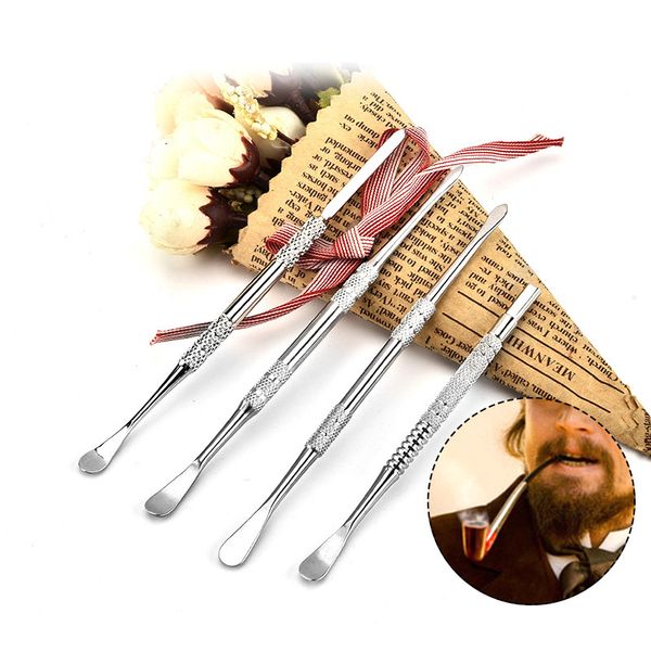 

cream rod pick stainless spoon steel smoke cleaning oil tool wax dabber