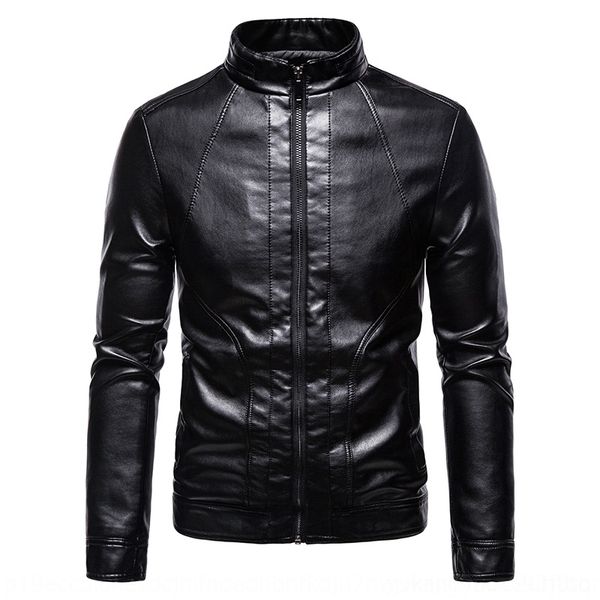 

wz4y2 куртка моды корейской одежды куртки новой зимы пальто мода осень мотоцикл кожаное пальто красивый кожаный jacketmotorcycle зима а.н, Blue