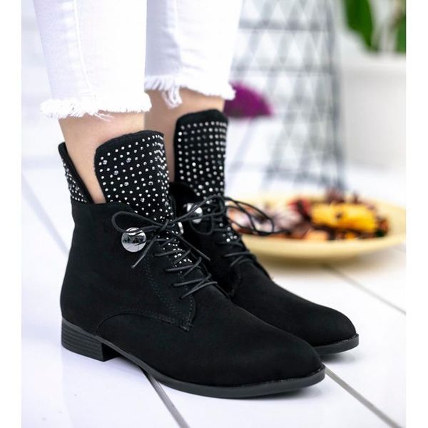 

aidos black suede boots