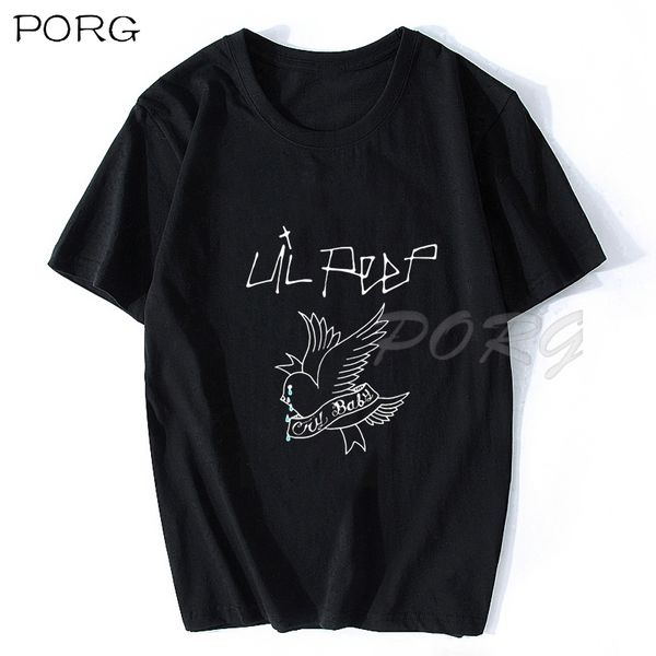 

rip lil peep aesthetic tshirt lil. peep funny cartoon men's cool streetwear graphic tshirt hip hop tees hooded sweatshirt hoodie men t