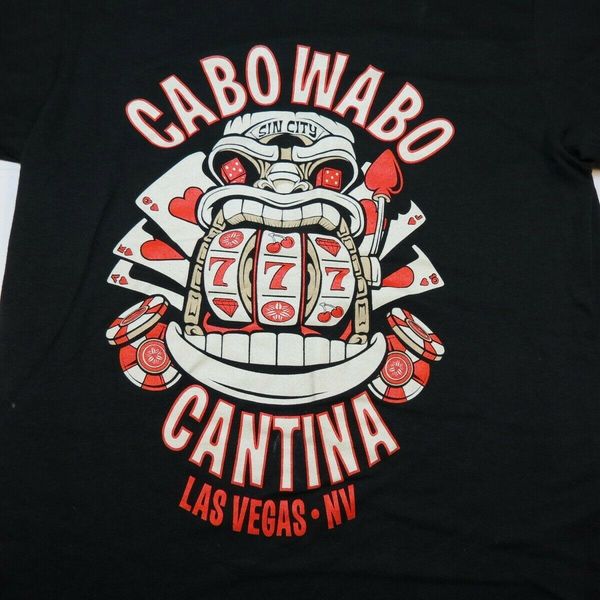

new sammy hagar cabo wabo cantina las vegas dive bar tiki tee t shirt sz mens s sport hooded sweatshirt hoodie