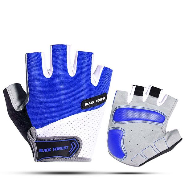 

мужчины lycra велоспорт перчатки halfa pailling полугольники дышащиеся заносные перчатки для спорта гоночные велосипеды guantes sqccyx, Black