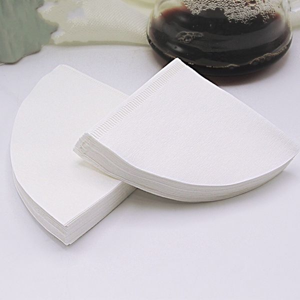 

cone shape coffee filter bag 50 pieces hand brewed coffees filters paper bags cafe powder papers new arrival 8nb l1