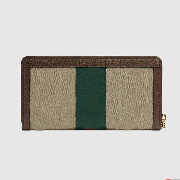 

designer wallet real leather wallet for women zipper long card holders coin purses woman shows exotic clutch wallets with box ophidia series, Red;black