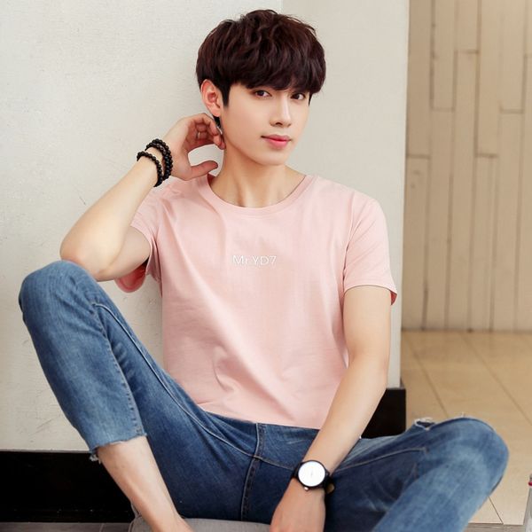 

summer short sleeve with for men's t-shirt t-shirt for men's eucnc, Blue