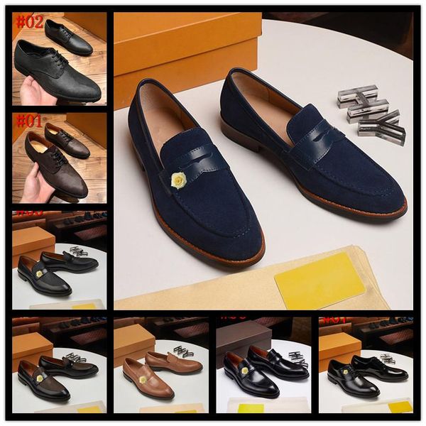 

a1 dress shoes 2020 new comfy lace up patent leather office style comfortable men formal shoes men fashion brand man shoes, Black