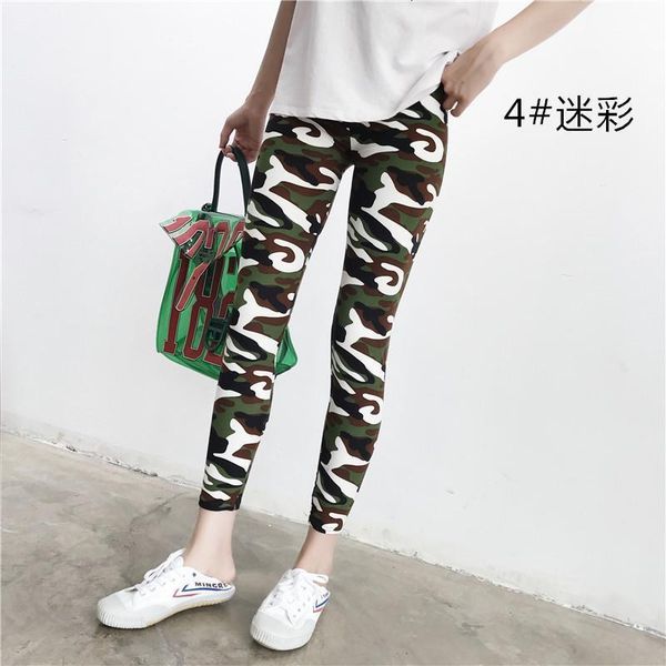 

женщина леггинсы 2020 печать эластичность камуфляж фитнес pant legins повседневный milk drop shipping хорошего качества, Black