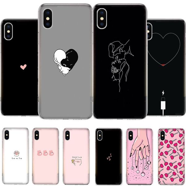 

accessories couple capas phone case for iphone 11 12 6 6s 7 8 plus x xs xr pro max mini 5 5s se cover coque soft silicone