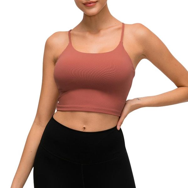 

women padded sports bras yoga running workout fitness vest non-wire crop for gym home streets sports underwear female, White;black